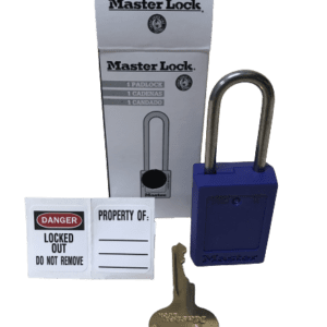 Master Lock S13 Global Zeneca thermoplastic Safety Par Lock Blue