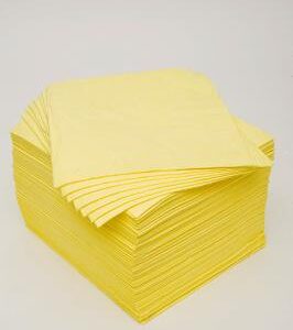 hydrophilic, melt-blown polypropylene absorbent pads